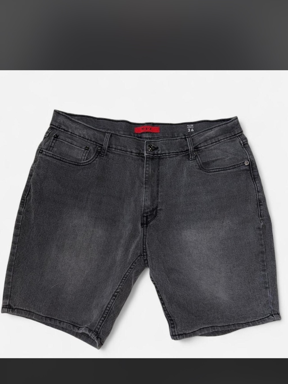Slim Fit Black BMX Denim Men’s Shorts